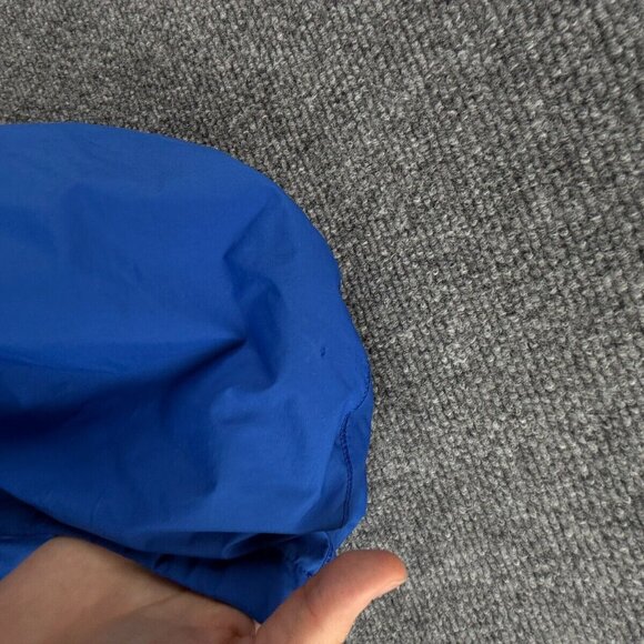 North Face Sanctuary Royal Blue Yellow Trim Full Zip Hooded Women Medium Jacket - Picture 10 of 16